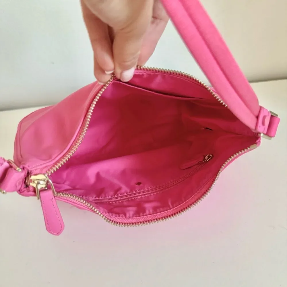 ⭕️ KATE SPADE Pink Nylon Shoulder Bag